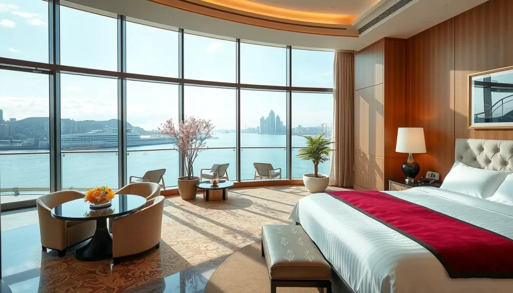 Generate an image of Tokyo Bay Shiomi Prince Hotel's luxurious lobby or a family-friendly room.