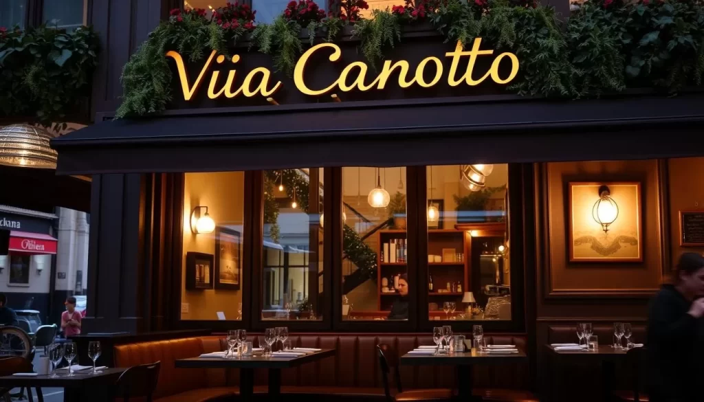 Generate an image of Via Carota's cozy West Village setting with a warm ambiance.