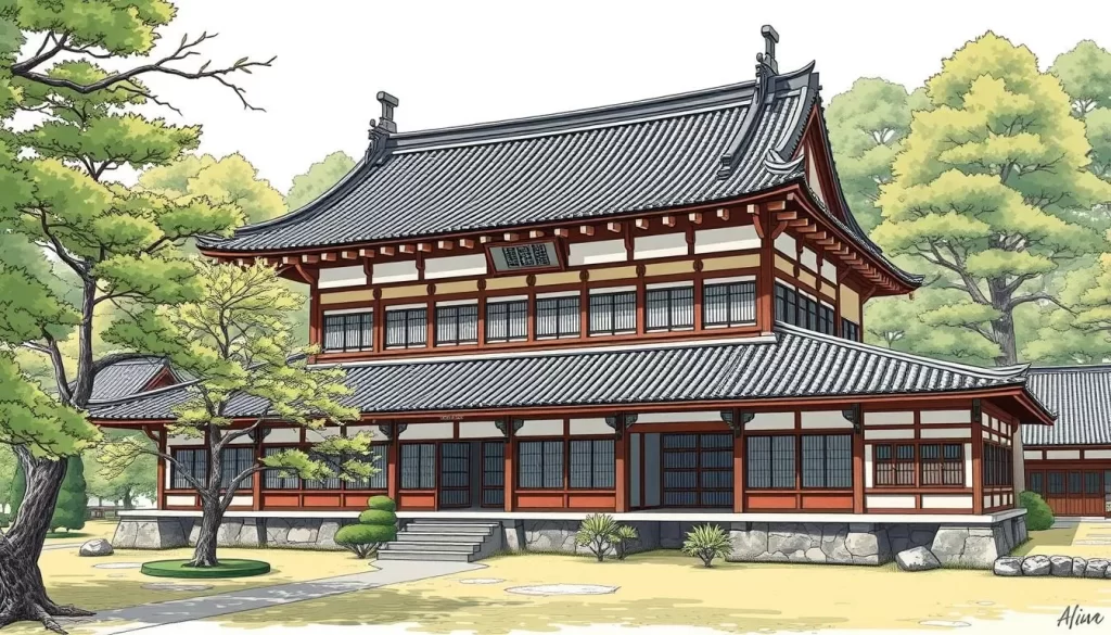 Generate an image of the Aizu Bukeyashiki samurai residence