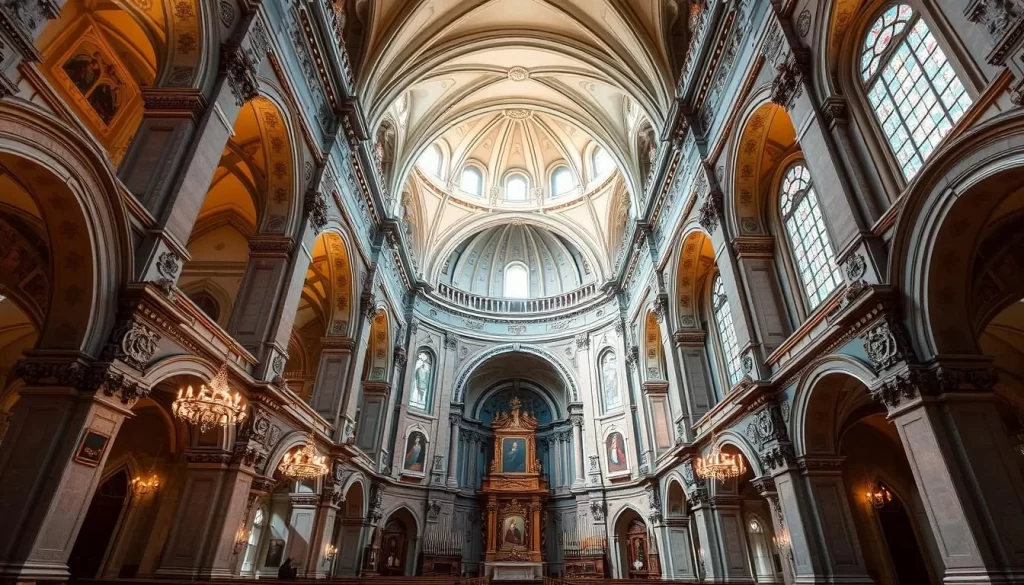 Generate an image of the Cathedral Church Kragujevac, highlighting its beautiful interior.