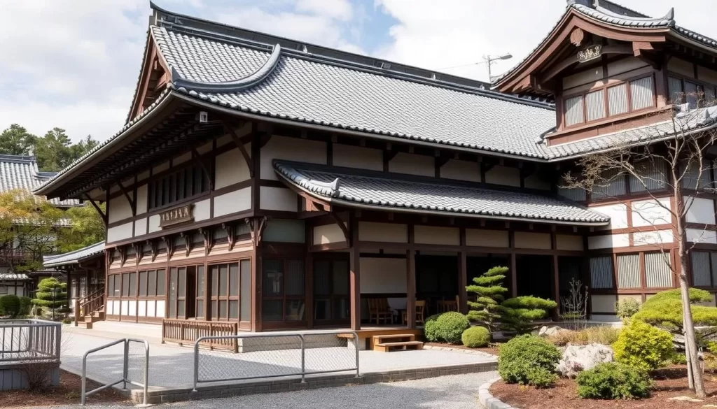 Generate an image of the Morioka Machiya Monogatari Museum's traditional Japanese architecture