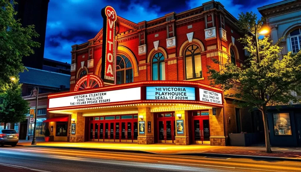 Generate an image of the Victoria Playhouse theatre building