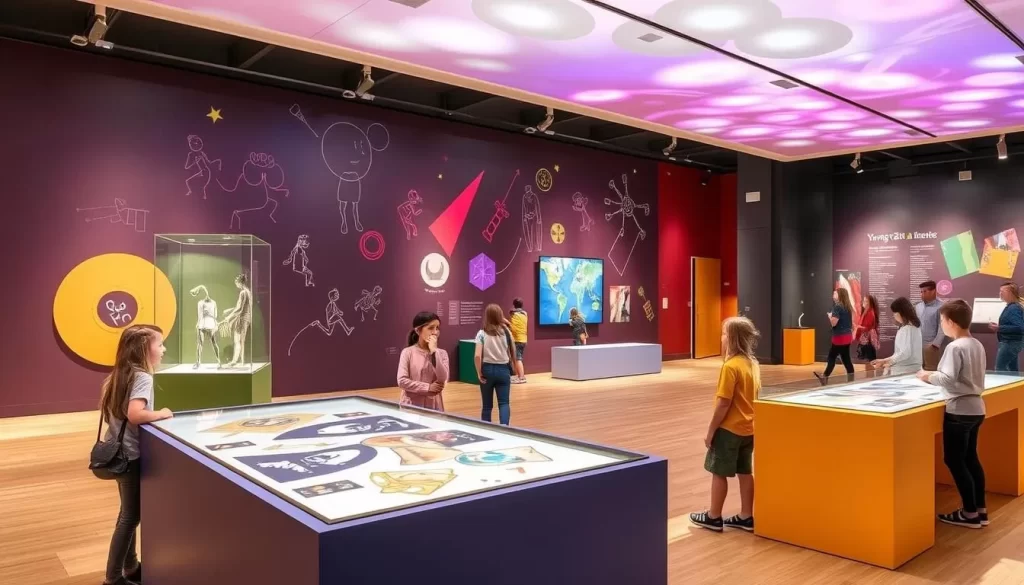 Generate an image of the Young V&A's interactive gallery