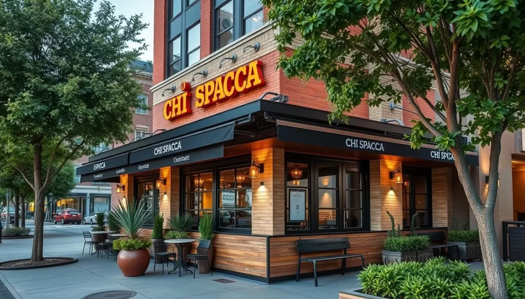 Generate an image of the exterior of Chi Spacca in Los Angeles.