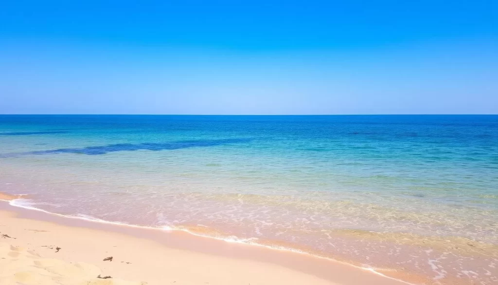 Grand Beach Lake Winnipeg serene shoreline with clear waters and soft sand
