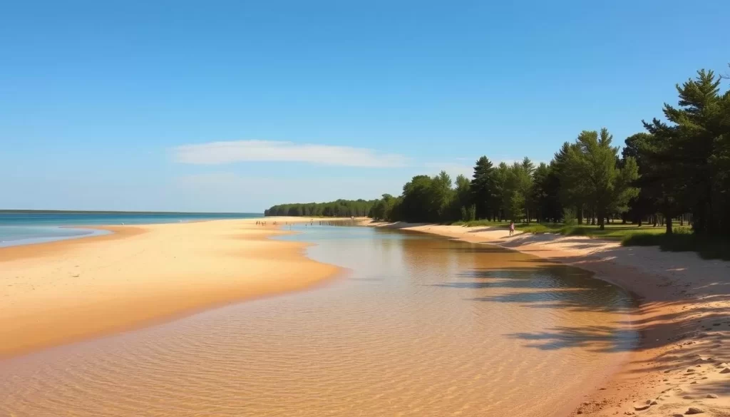 Grand Beach Manitoba swimming area