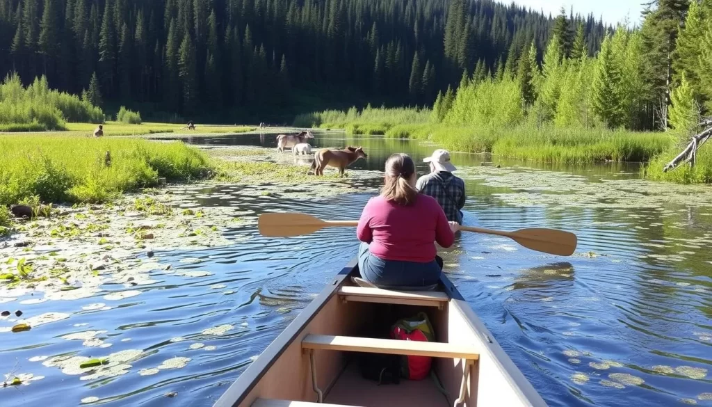 Guided canoe tour in Kushiro Shitsugen National Park