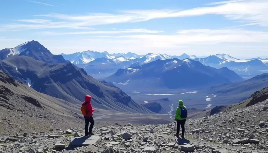 Guided trek through Akshayuk Pass in Auyuittuq National Park