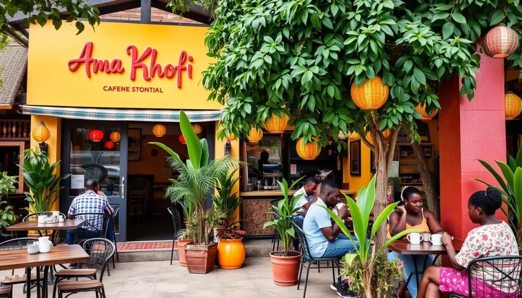Image of Ama Khofi cafe in Lilongwe