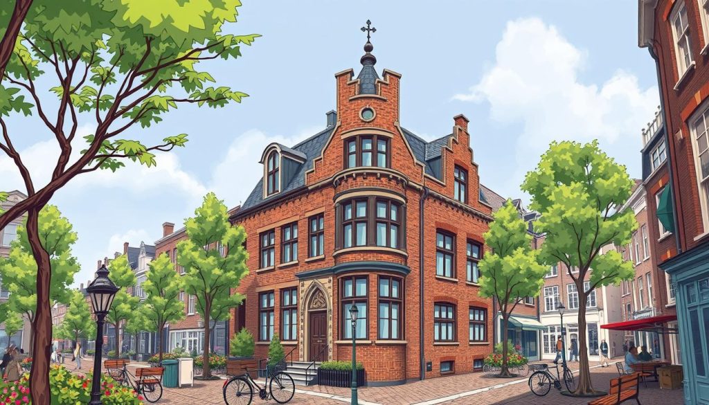 Image of Anne Frank House in Amsterdam