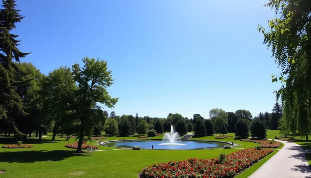 Image of Assiniboine Park's scenic landscape