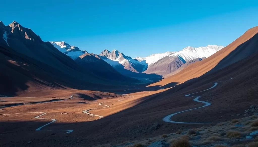 Image of Auyuittuq National Park with hiking trails and majestic mountains