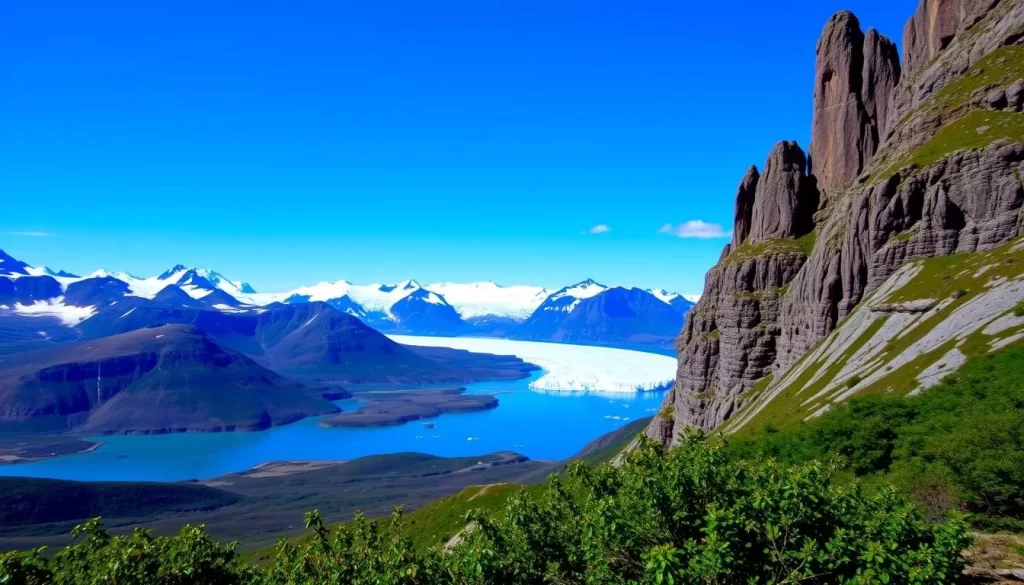 Image of Auyuittuq National Park's majestic fjords and glaciers