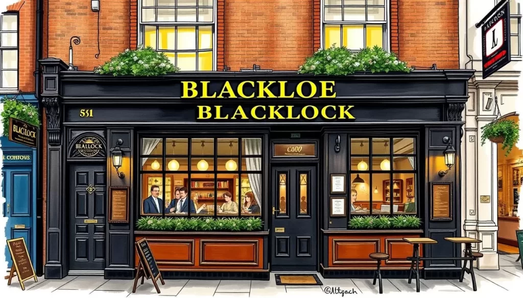 Image of Blacklock chophouse in London