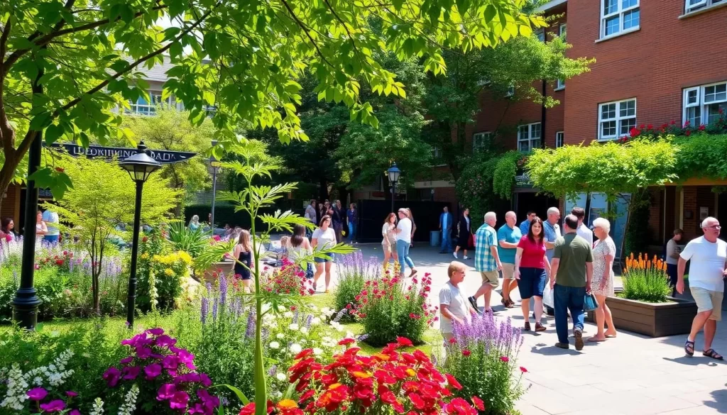 Image of Bonnington Square Garden in Vauxhall, London