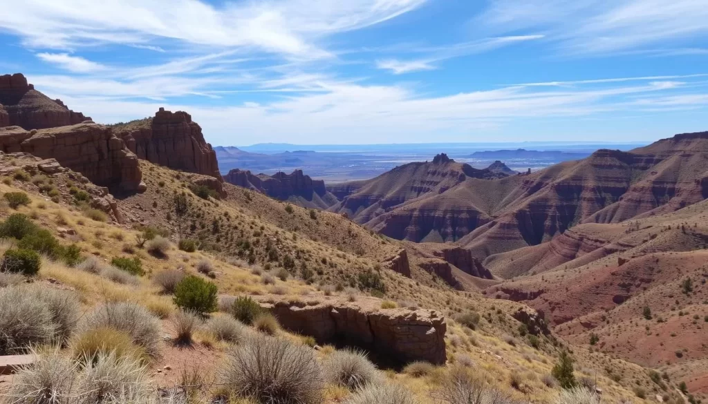Image of Broken Hills Trail with rugged terrain and scenic views