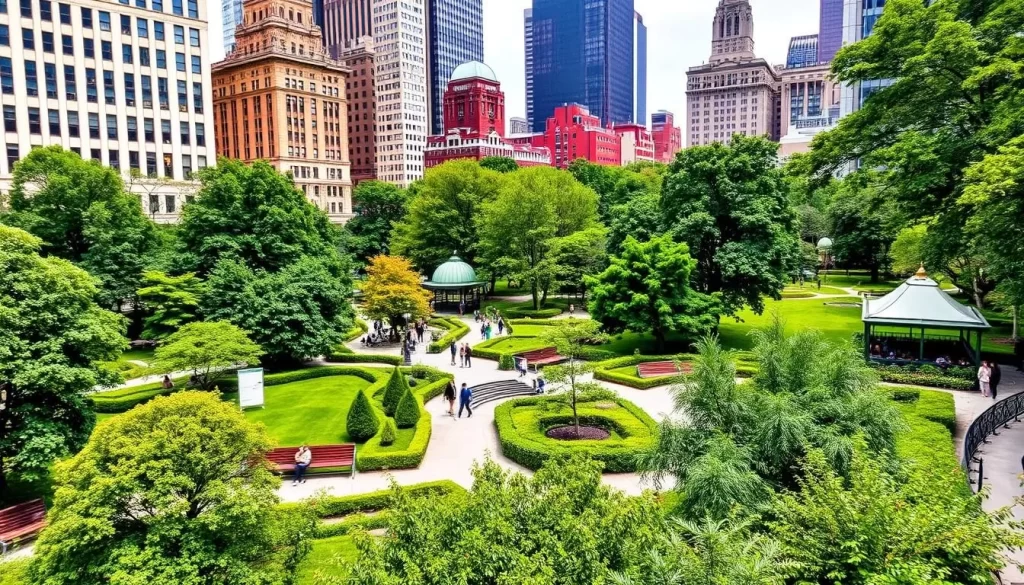 Image of Bryant Park in Manhattan, NYC