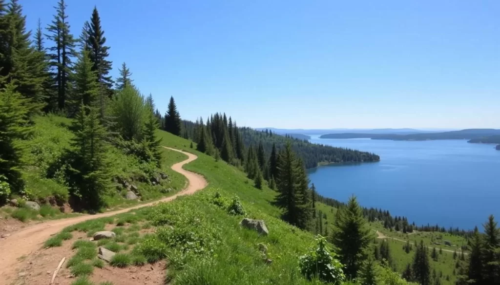 Image of Caddy Lake hiking trails