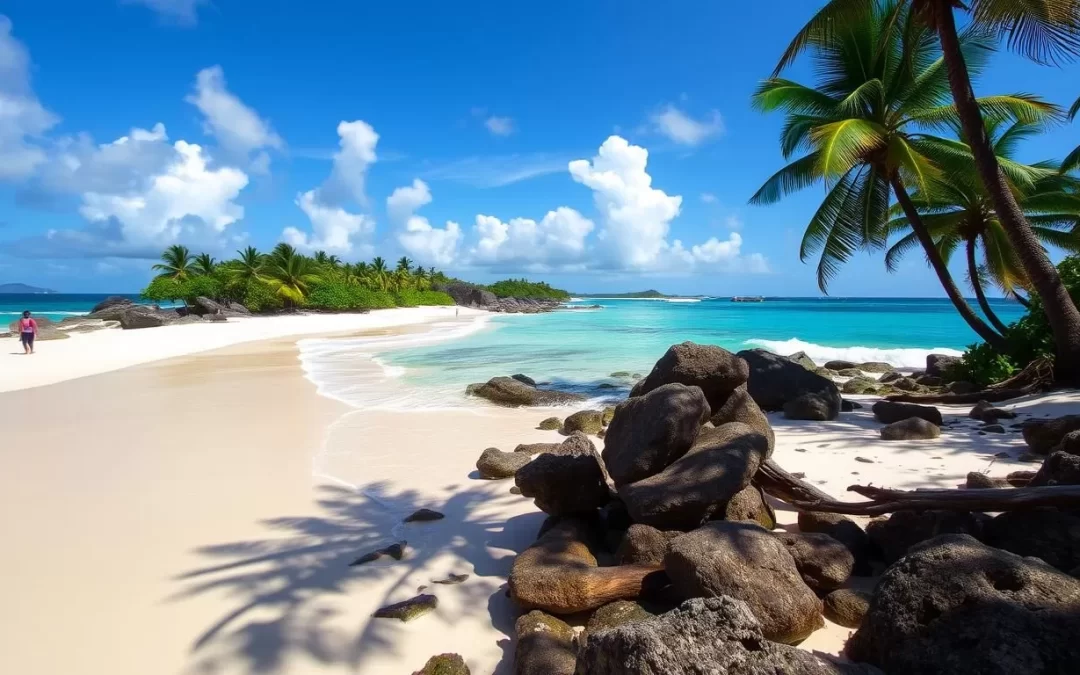 Image of Cahuita's beautiful beach or national park