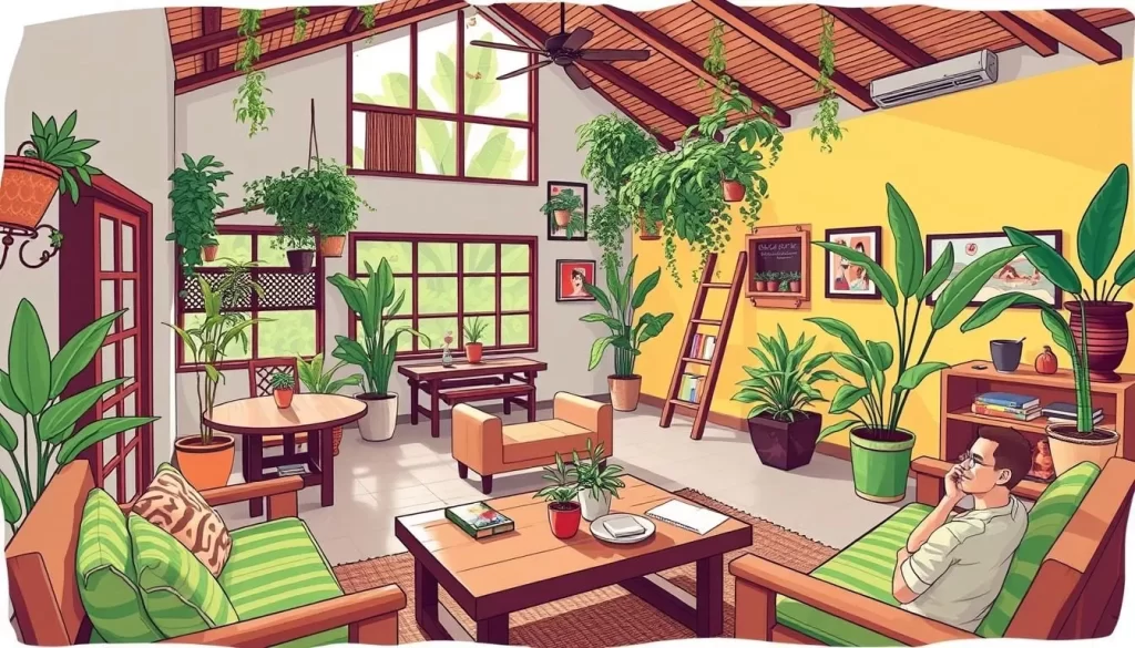 Image of Casa Oro Eco Hostel's communal area