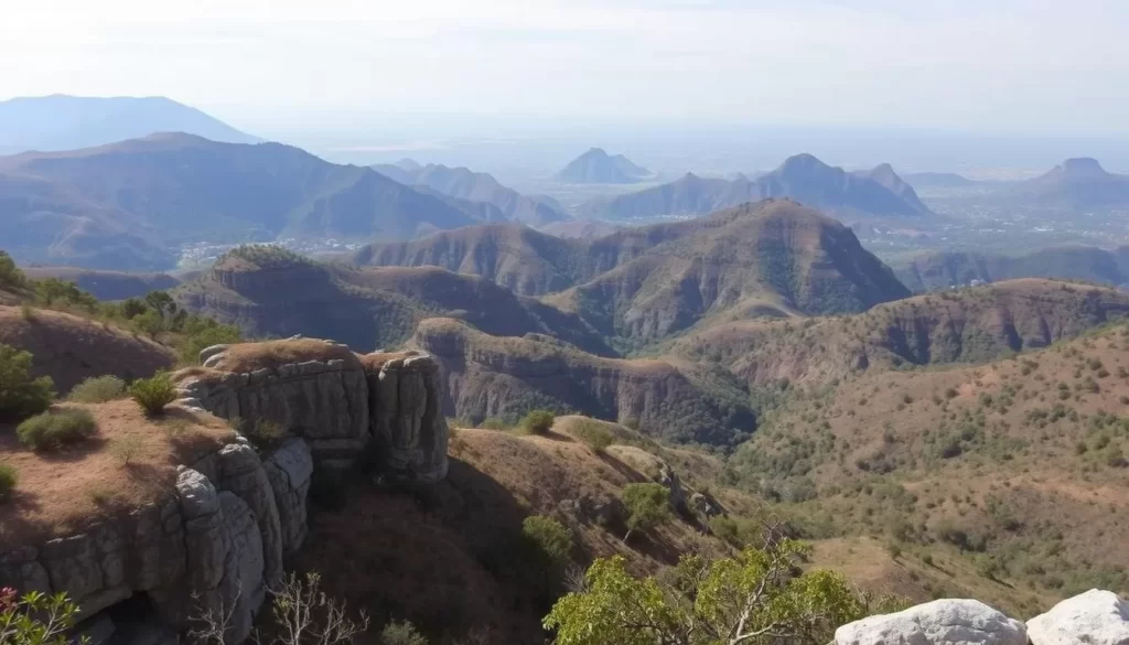 Image of Cerro Verde National Park during the dry season