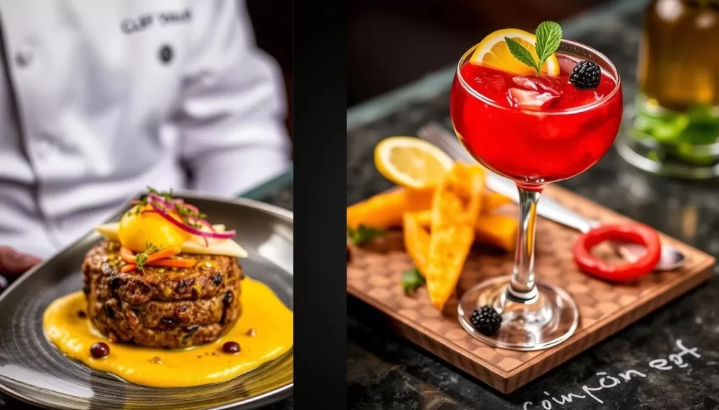 Image of Chef's Special Cocktail Bar's signature dish and cocktail