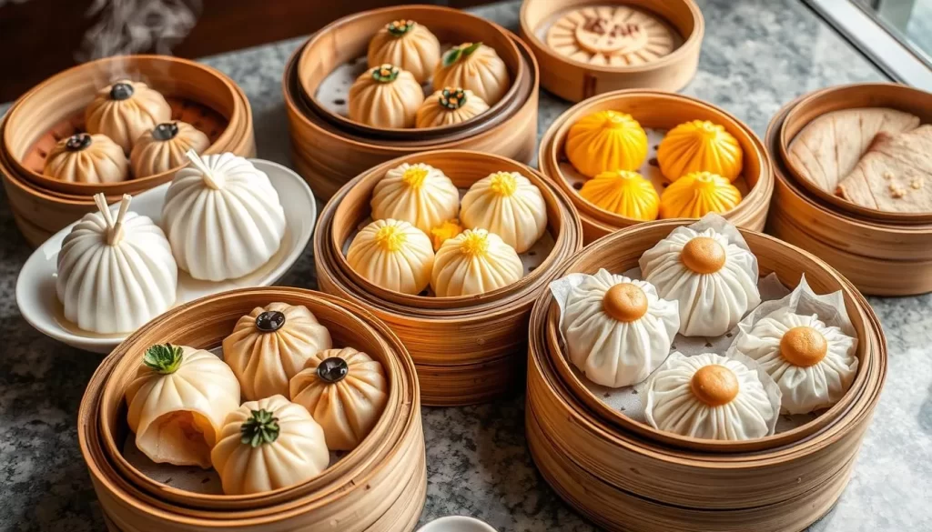 Image of Chiu Quon Bakery's dim sum selection