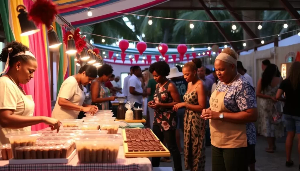 Image of Chocolate Festival of Belize with chocolate-making demonstrations