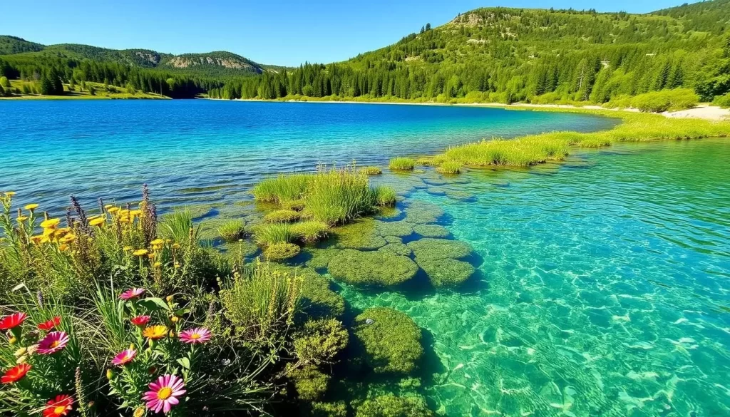 Image of Clear Lake during summer