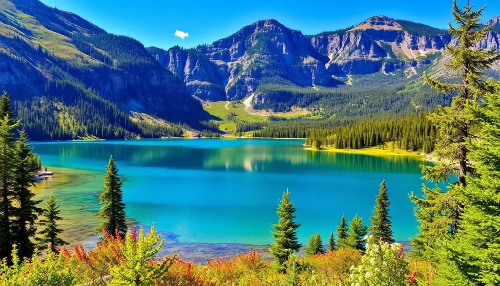 Image of Clear Lake in Riding Mountain National Park during summer