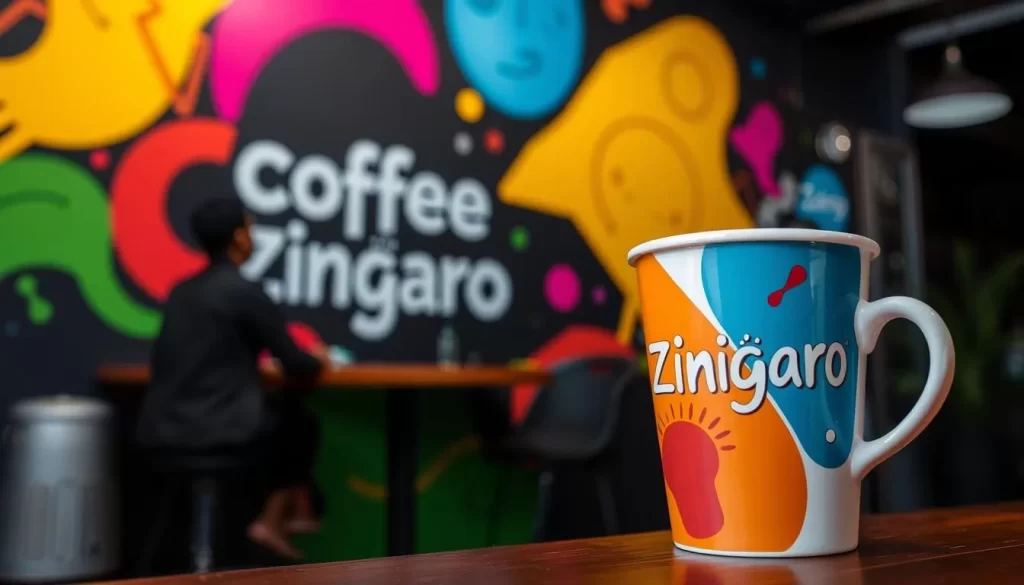 Image of Coffee Zingaro, showcasing its unique blend of art and gaming culture