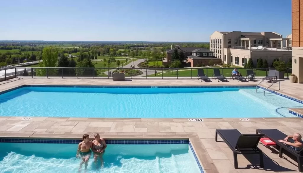 Image of Crowne Plaza Harrisburg-Hershey rooftop pool