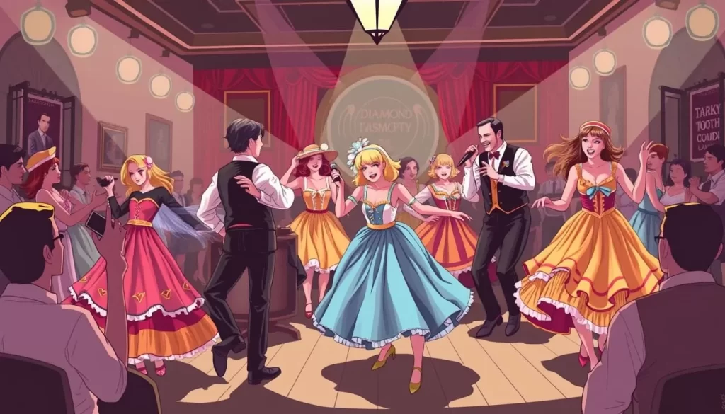 Image of Diamond Tooth Gerties show