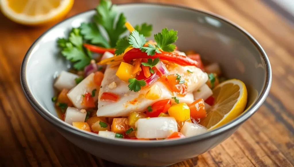 Image of Diego's fluke ceviche
