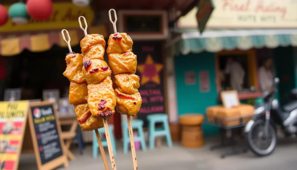 Image of Dollar Hits' DIY Filipino skewers in Historic Filipinotown