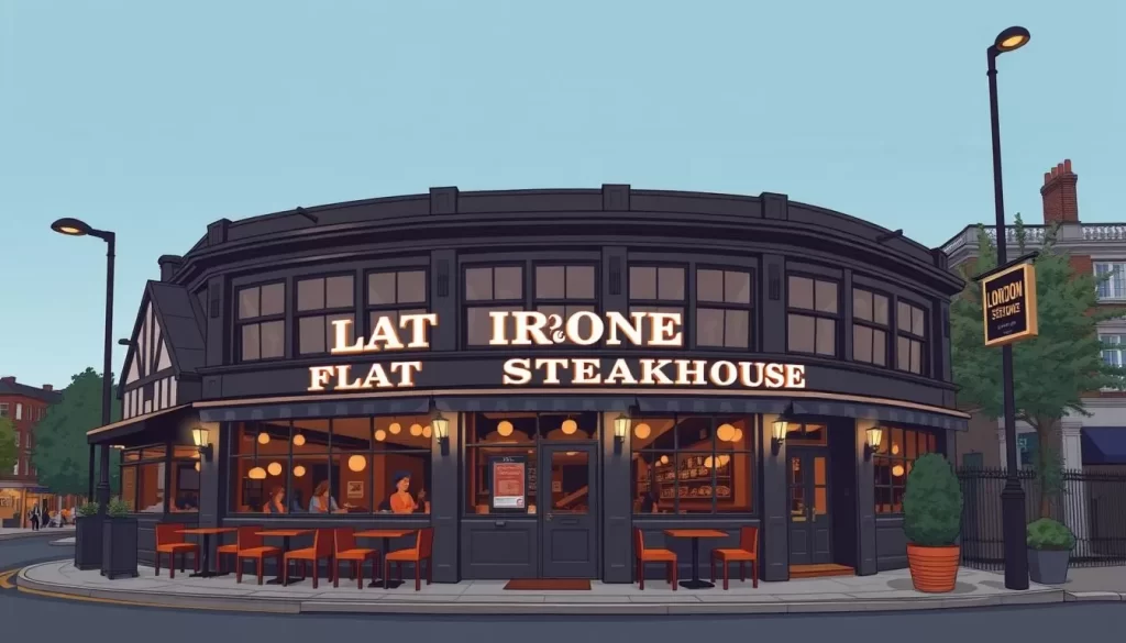 Image of Flat Iron steakhouse in London