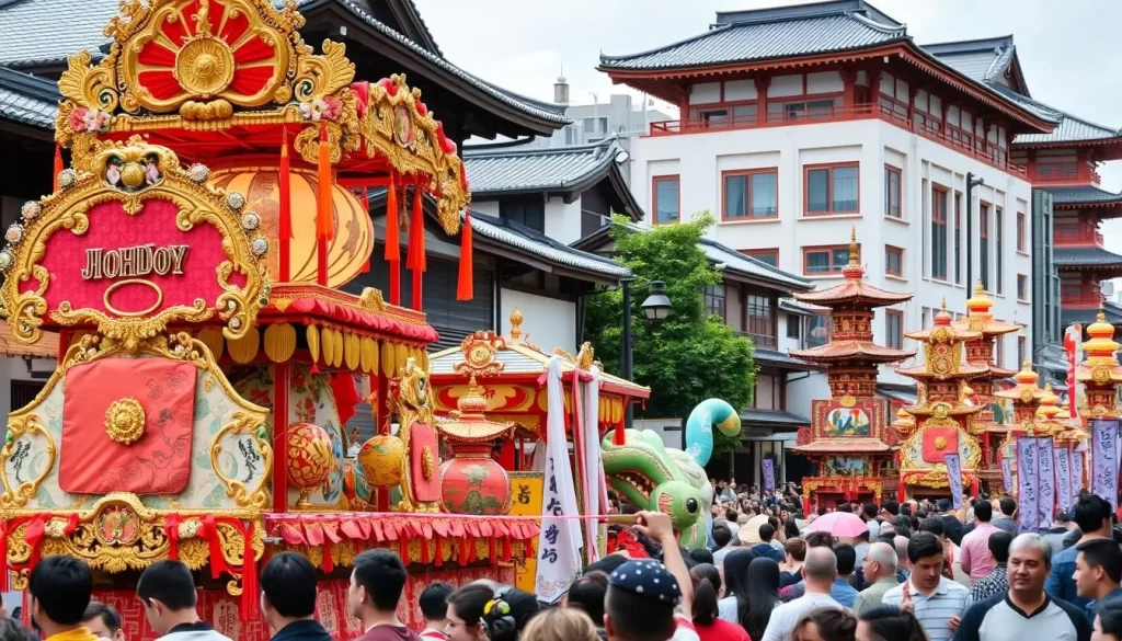 Image of Gion Matsuri Kyoto floats