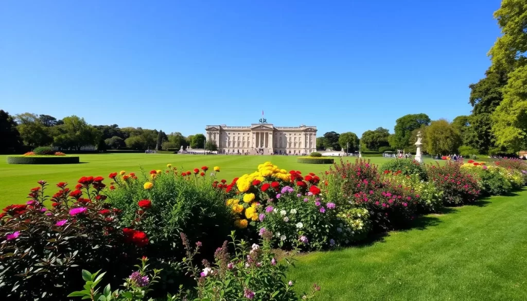 Image of Green Park with Buckingham Palace View