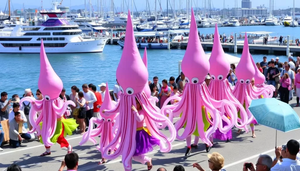 Image of Hakodate Port Festival's Squid Dance parade