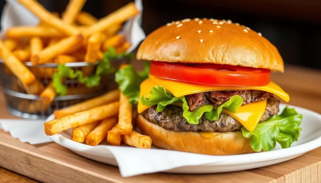 Image of Hamburger America's classic burger and fries