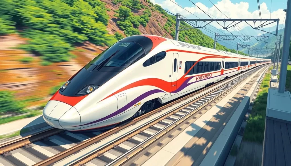 Image of Hayabusa train