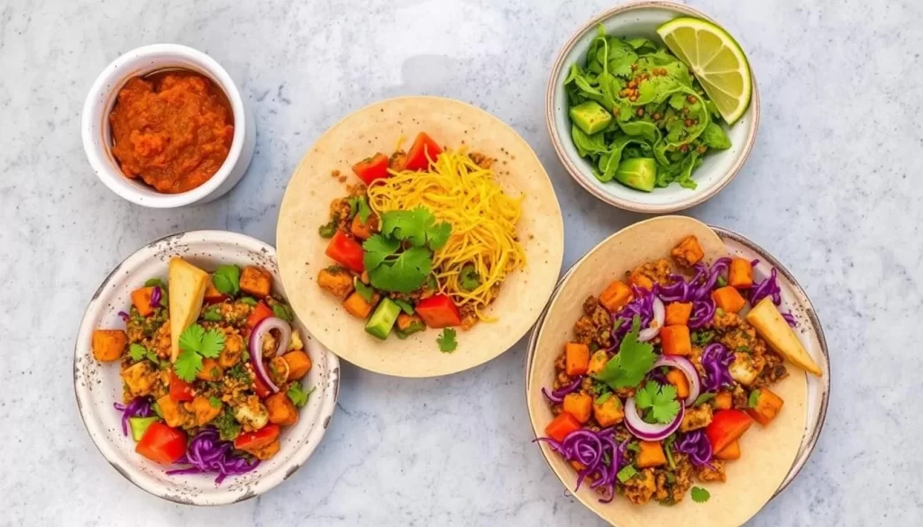 Image of Hijo de su Madre's vibrant vegan Mexican dishes