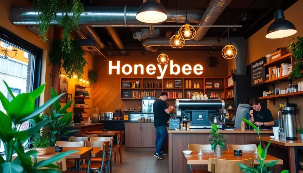 Image of Honeybee Coffee shop interior