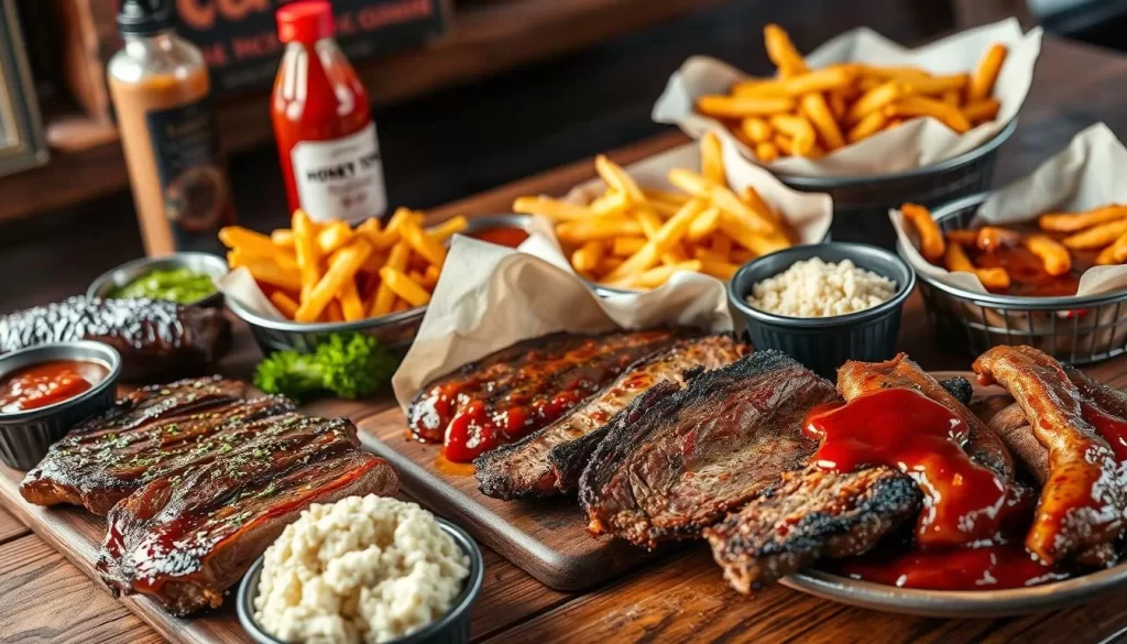 Image of Honky Tonk BBQ's Southern-style barbecue