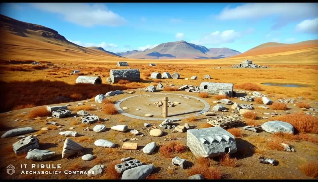 Image of Iqalugaarjuup Nunanga Territorial Park's archaeological site with Thule artifacts