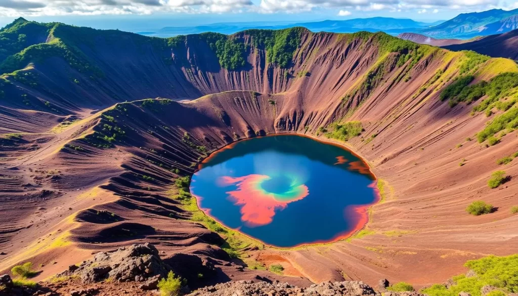 Image of Irazú Volcano National Park with its stunning crater lake