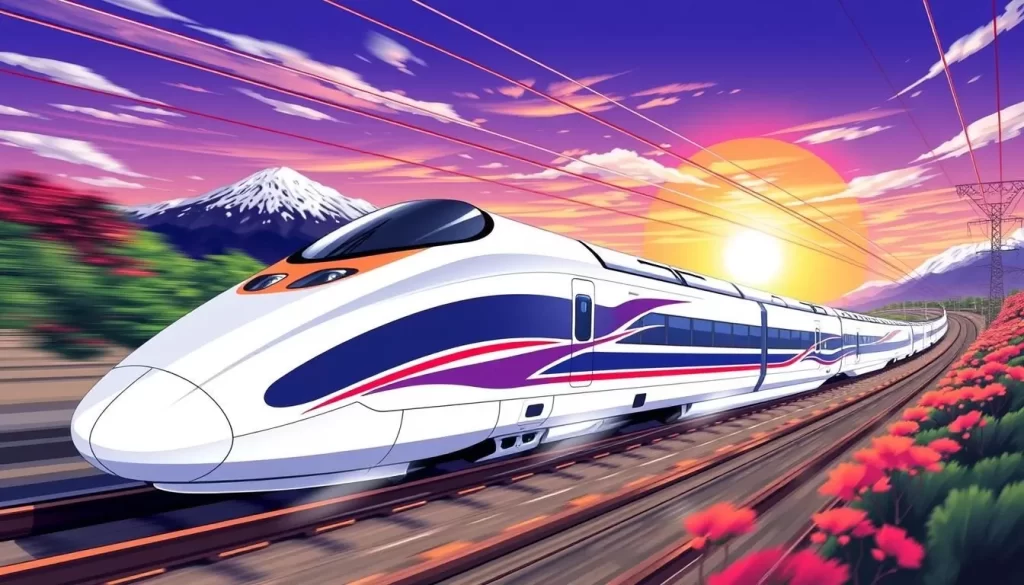 Image of JR Tohoku Shinkansen train