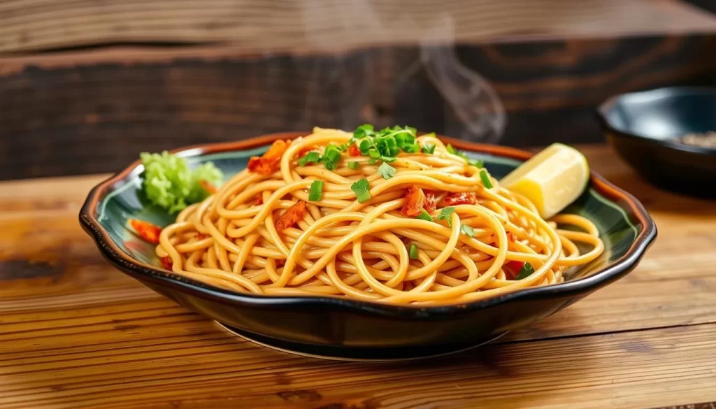 Image of Kawara Soba being served