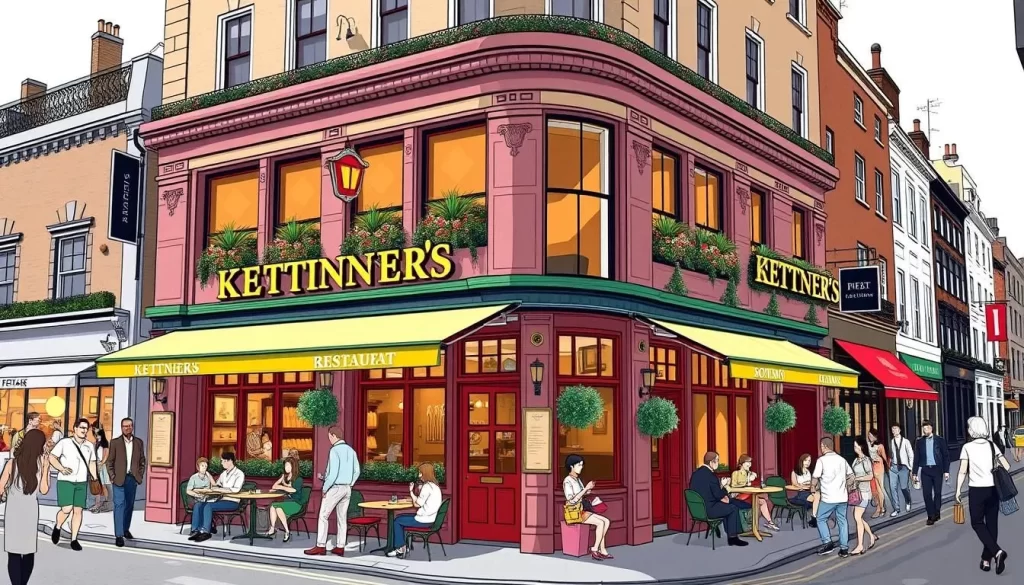 Image of Kettner's in Soho, London