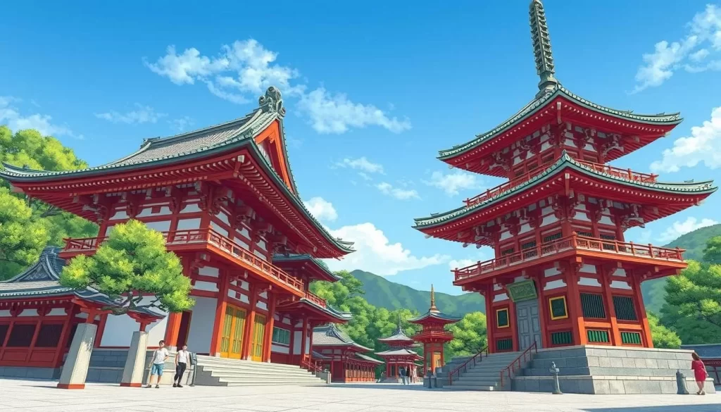 Image of Kumano Sanzan shrines in Japan